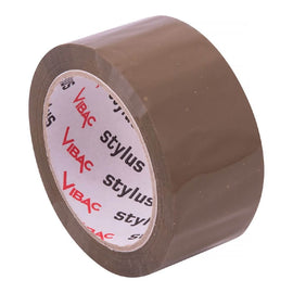Vibac PP30 Packaging Tape - Brown - 48MM x 75M - Pack and Stick