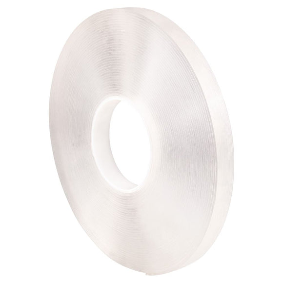 Nano Tape - Clear Reusable Double Sided Tape - Clear - 18mm X 16.5m X 2.00mm - Pack and Stick