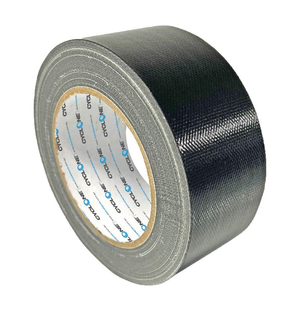 Cyclone 368HM Economy Grade Cloth Tape - 48MM X 25M - Black - Pack and Stick