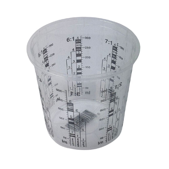 Cyclone Calibrated Paint Mixing Cups - 1370ml - Pack and Stick