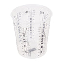Cyclone Calibrated Paint Mixing Cups - 1370ml - Pack and Stick