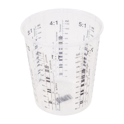 Cyclone Calibrated Paint Mixing Cups - 1370ml - Pack and Stick