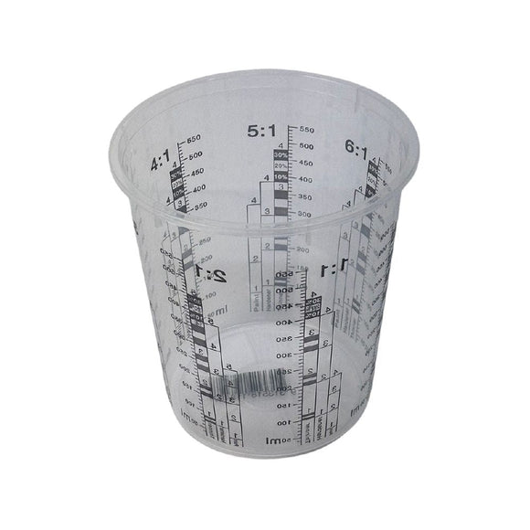 Cyclone Calibrated Paint Mixing Cups - 385ml - Pack and Stick