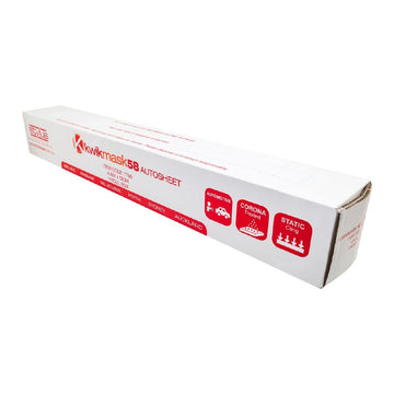 Kwikmask 58 9 mic Autosheet Masking Fim 4.8M X 120M - 4.8m x 120m - Pack and Stick
