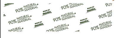 MONTA 860LG (Green Print) Compostable Tape - 50mm x 80m - Pack and Stick