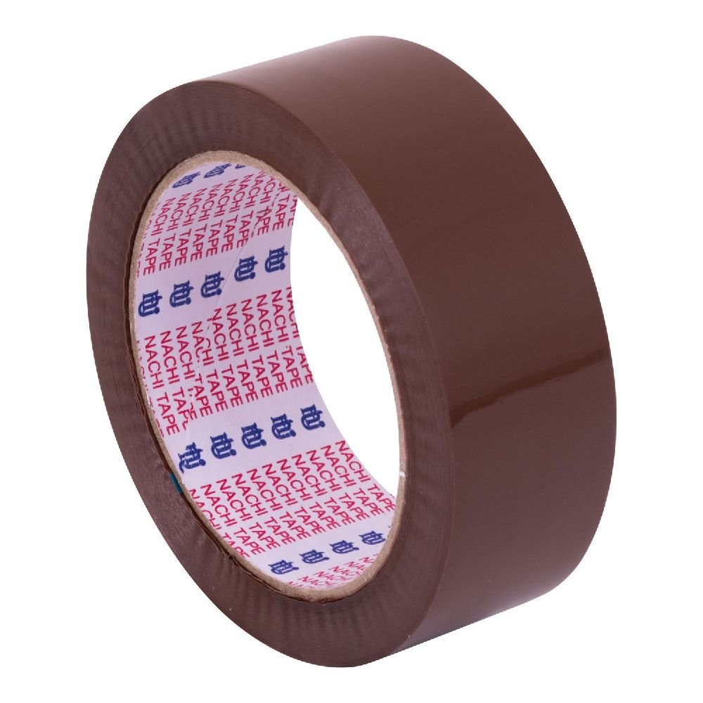 Nachi PP101 Clear Acrylic Packaging Tape - 36mm X 50m - Brown - Pack and Stick