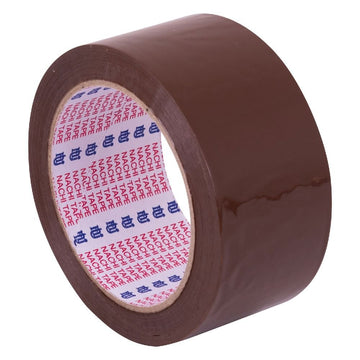 Nachi PP101 Clear Acrylic Packaging Tape - 48mm X 50m - Brown - Pack and Stick