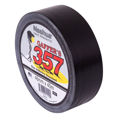 Nashua 357 Gaffer Tape - 48MM X 40M - Black - Pack and Stick