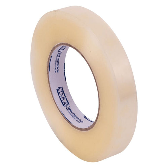 Stylus 180 Strapping Tape - 19mm x 100m - Clear - Pack and Stick