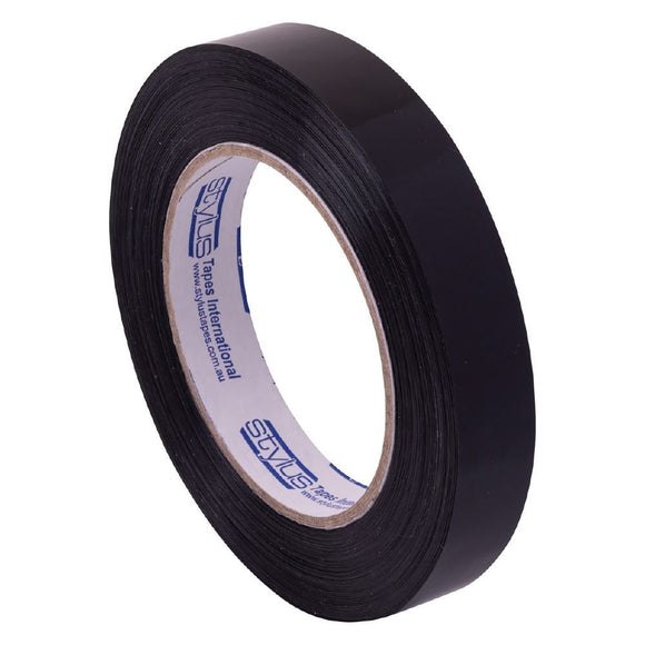 Stylus 180 Strapping Tape - 19mm x 66m - Black - Pack and Stick