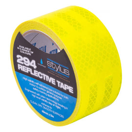 Stylus 294 Class 1 Reflective Tape - Yellow/Green - 48mm X 5m - Pack and Stick