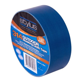 Stylus 314 Render's Blue Outdoor Cloth Masking Tape - 48MM X 25M - Pack and Stick