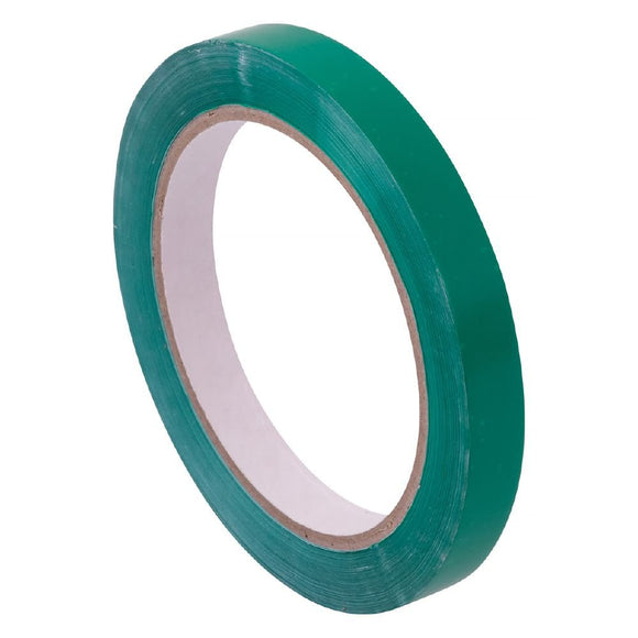 Stylus 440 PVC Bag Sealing Tape - Green - 12mm X 66m - Pack and Stick