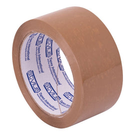 Stylus PP50 Heavy Duty Packing Tape - Brown - 48mm X 50m - Pack and Stick