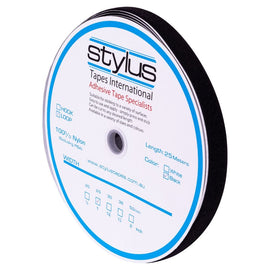 Stylus Self Adhesive Hook & Loop - Loop - 25MM X 25M - Pack and Stick