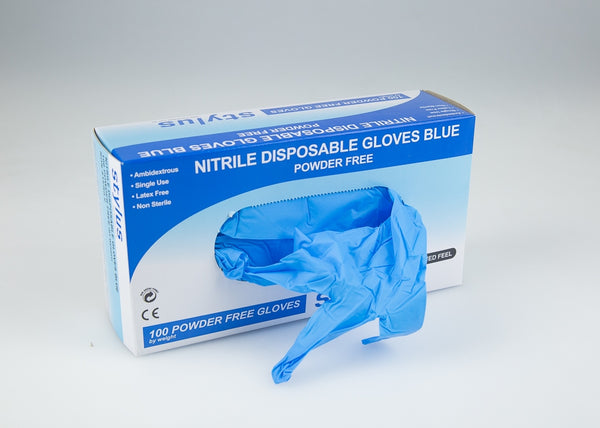 Blue Nitrile Glove