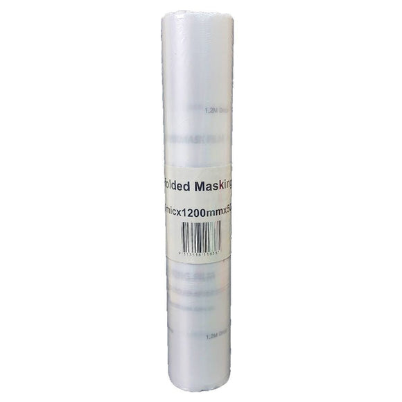 Kwikmask PE Pre - Folded Masking Film - 600mm x 50m - Pack and Stick