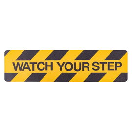 Stylus 2660 Antislip Mat - WATCH YOUR STEP - Black & Yellow - Pack and Stick