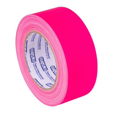 Stylus 3702 Fluoro Cloth Tape - 48MM X 25M - Pink - Pack and Stick