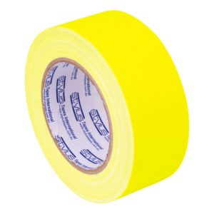 Stylus 3702 Fluoro Cloth Tape - 48MM X 25M - Yellow - Pack and Stick